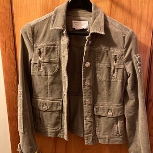 Women’s Beige Tan Corduroy Jacket Size XS